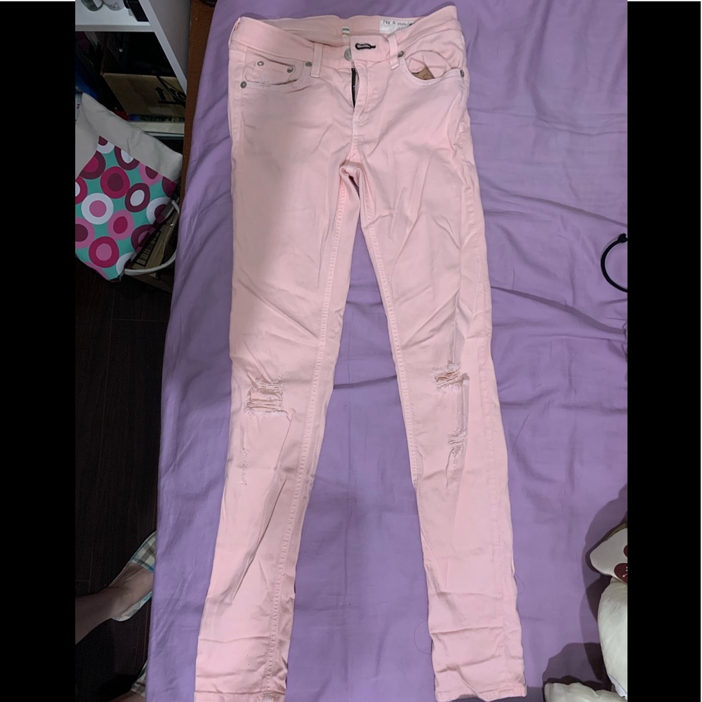 RAG and BONE ripped jean